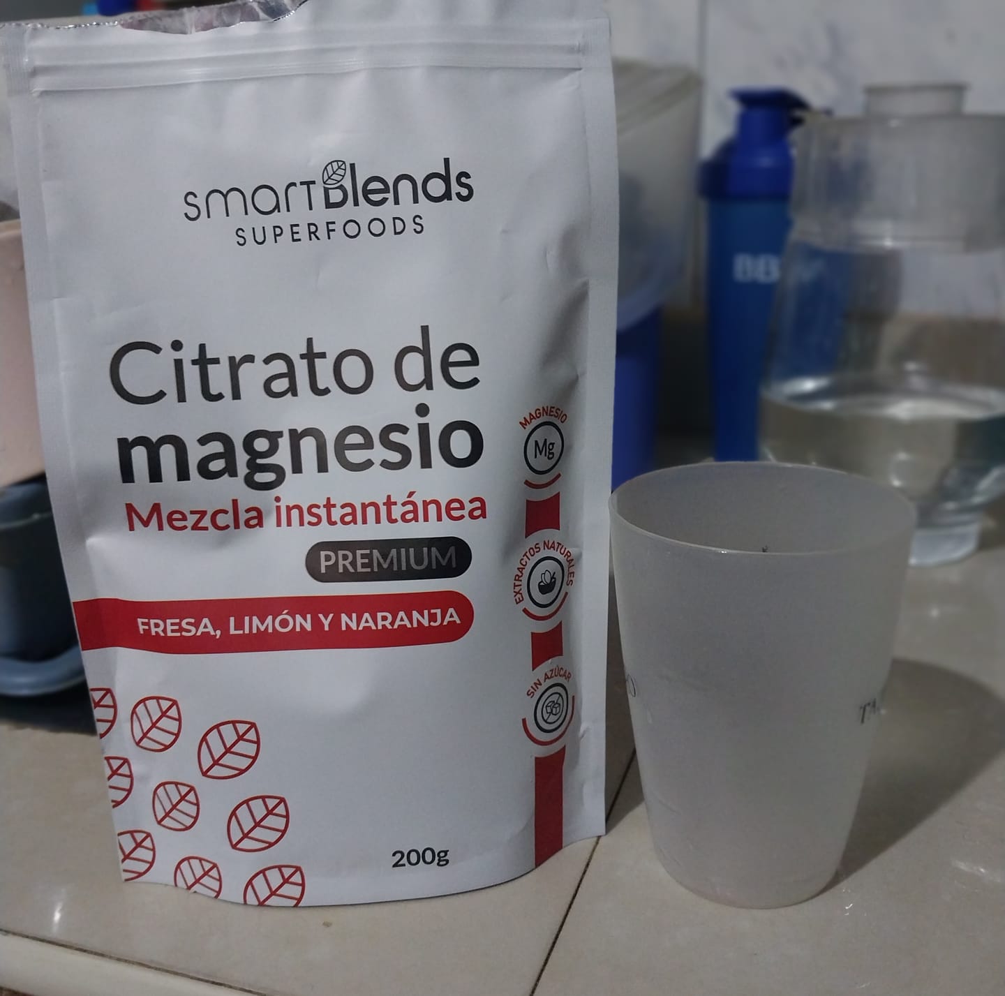 Customer photo review of Citrato de magnesio premium camu camu 200g