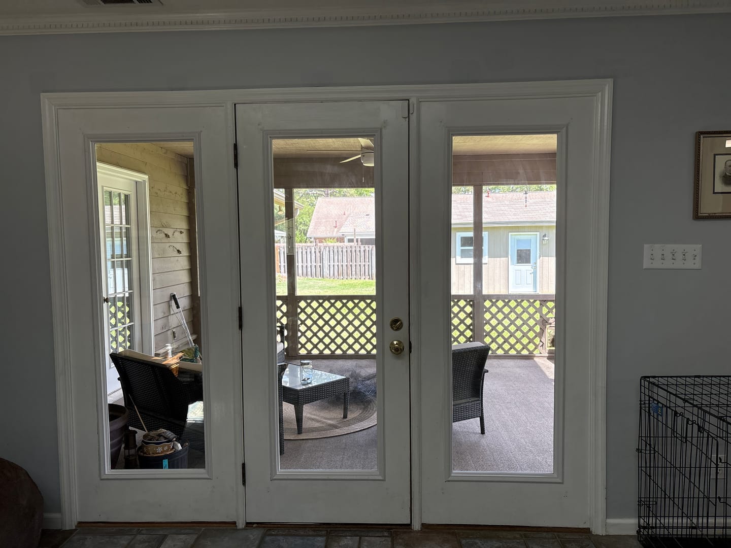 Customer photo review of Clear 1 Lite Glass and Frame Kit (Full Lite)