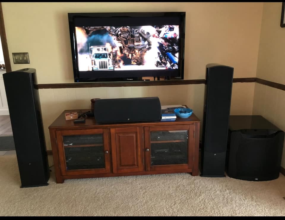 Customer photo review of Verus V6T Tower Speakers