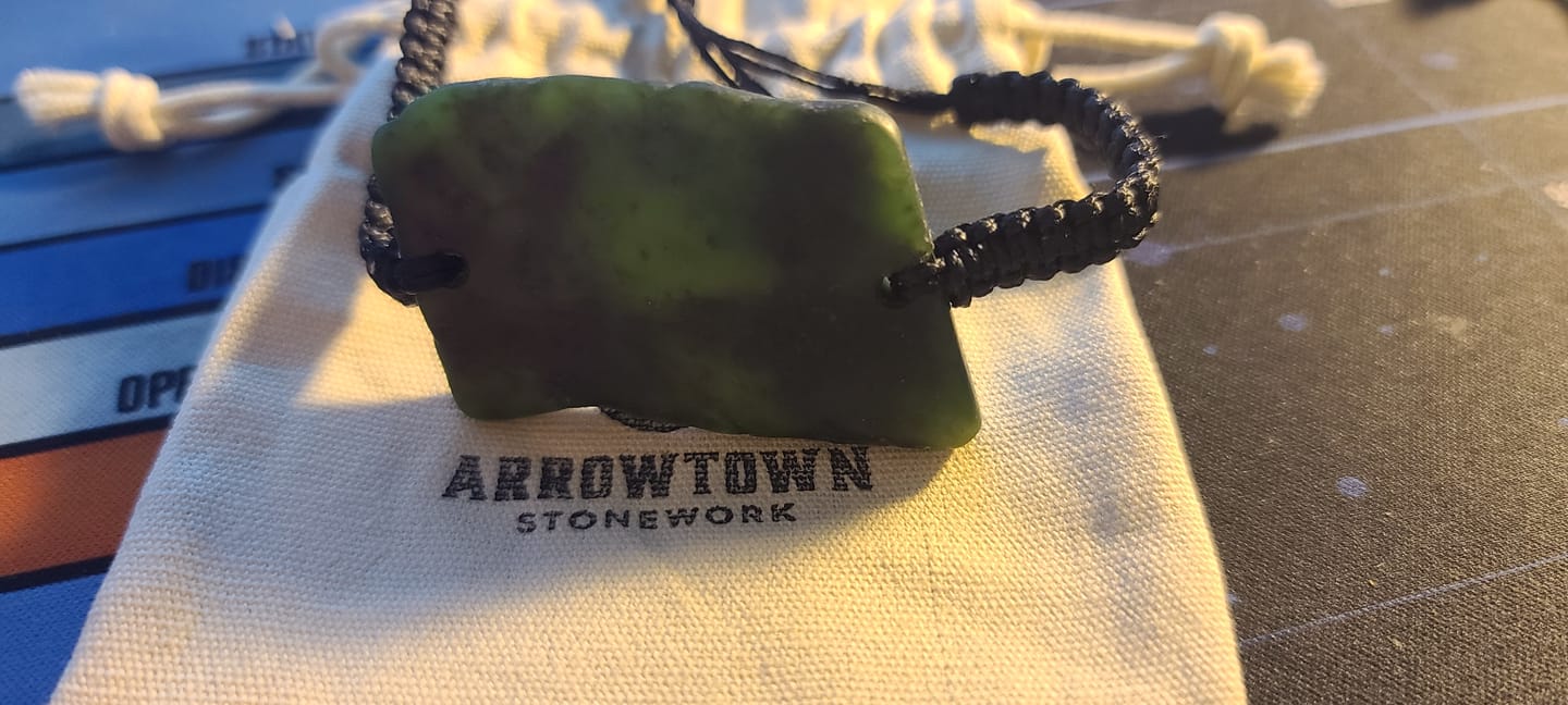 Customer photo review of Greenstone Bracelet