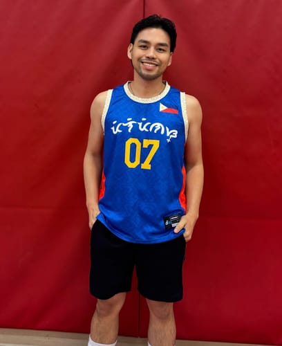 Customer photo review of Philippines Custom Basketball Jersey