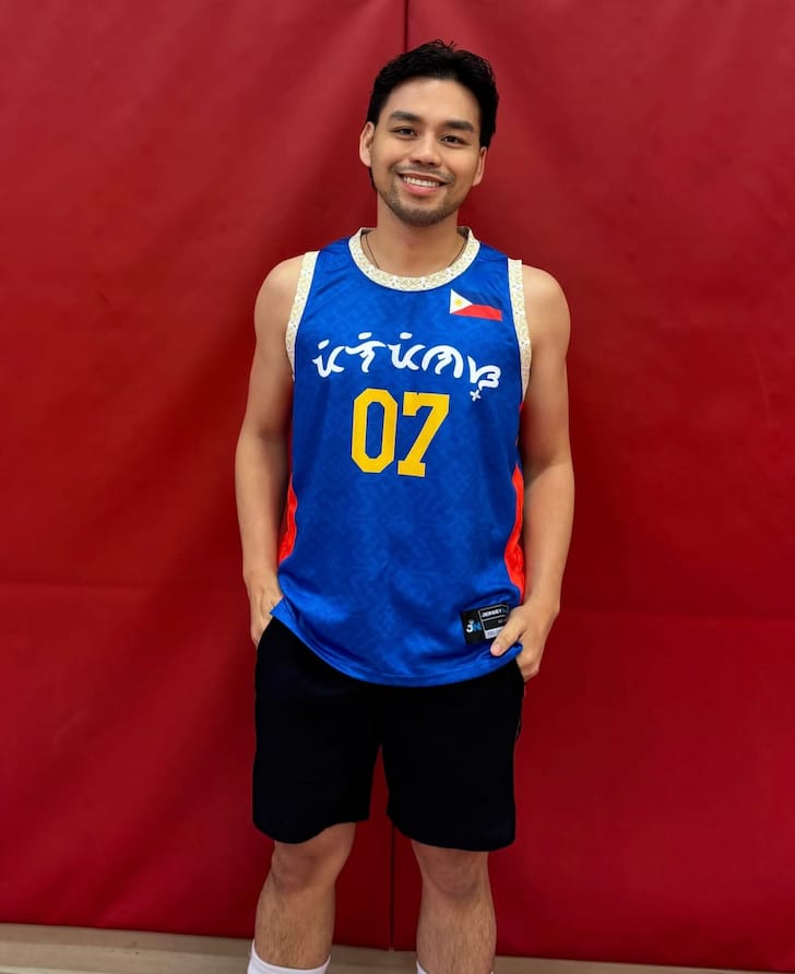 Customer photo review of Philippines Custom Basketball Jersey