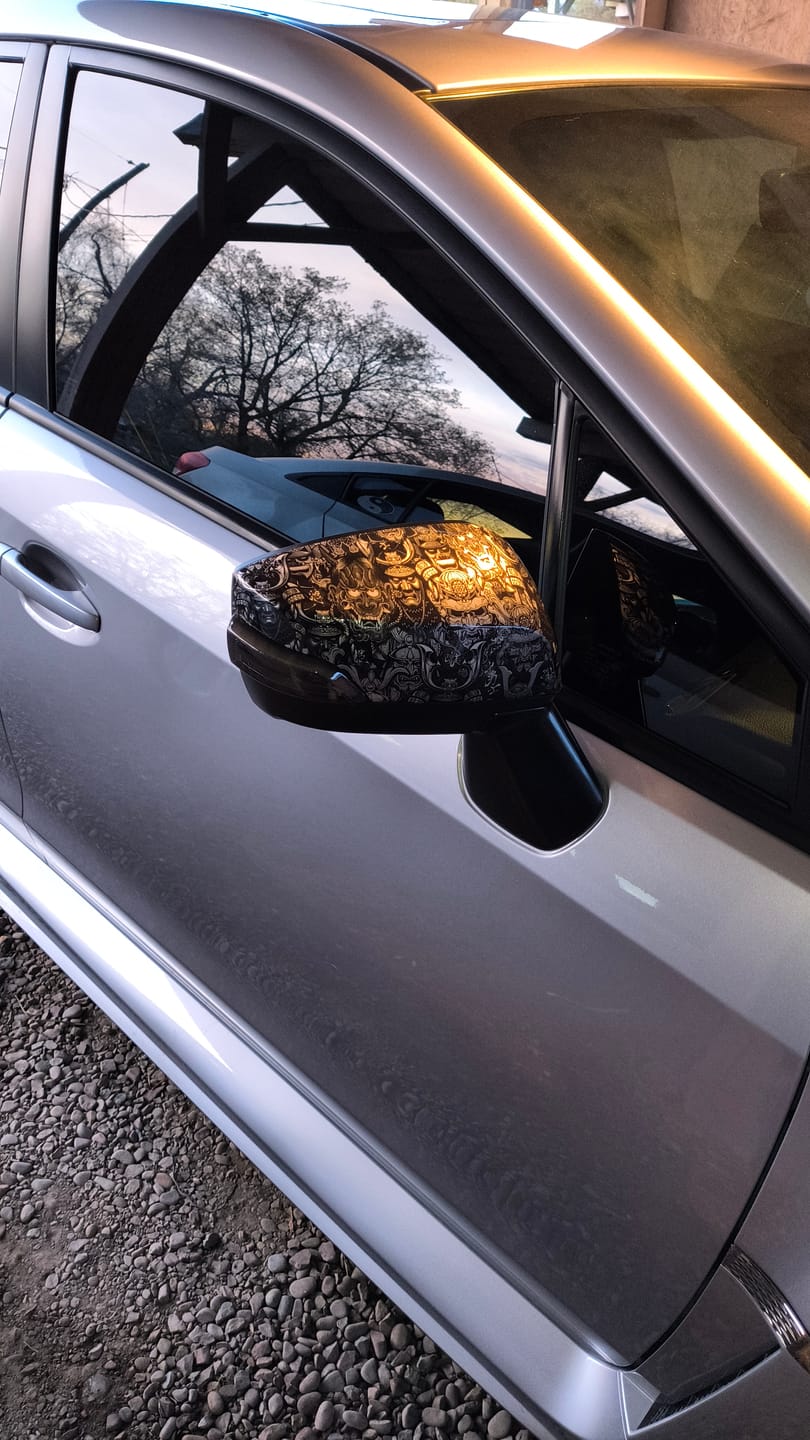 Customer photo review of 2015-21 WRX/STI Sequential LED Mirror Corner Lights