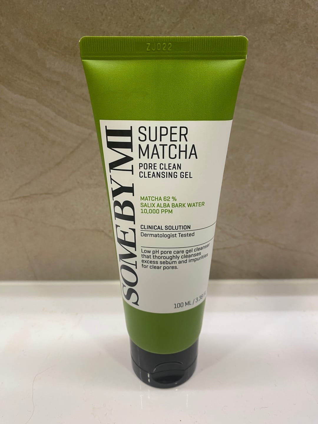 Customer photo review of Gels sejas mazgāšanai ar matcha tēju Some By Mi Super Matcha Pore Clean Cleansing Gel
