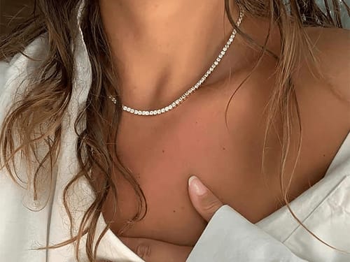 undefined review of Glam Up with Metfine Tennis Necklace—It’s Sparkle Time image 1 out of 1
