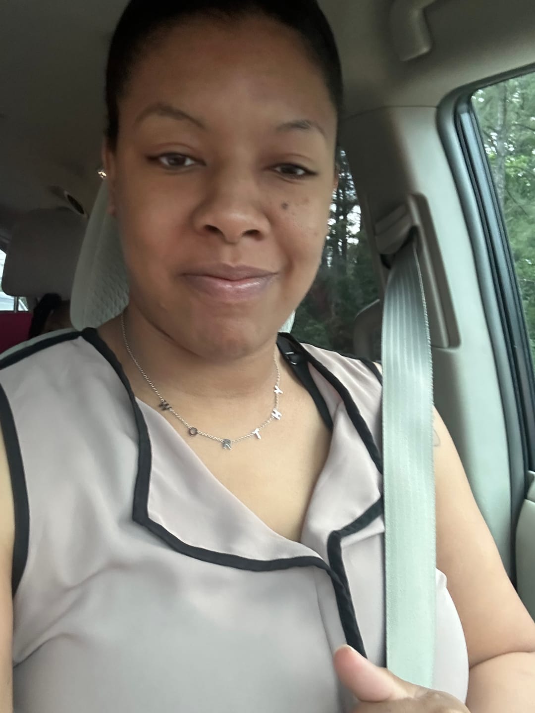 Customer photo review of WORTHY NECKLACE