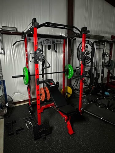 Customer photo review of EVOLPOW M2D Brute All-in-One Smith Machine Home Gym
