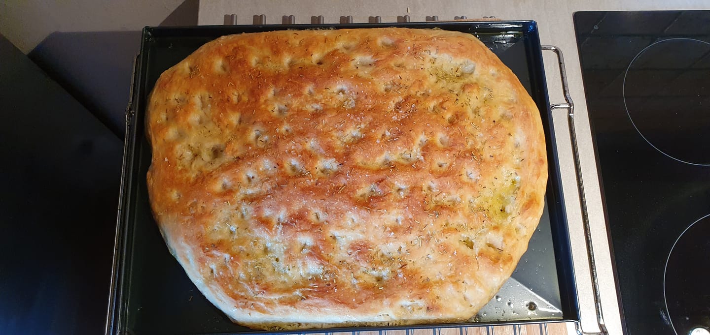Customer photo review of Blaublech für Focaccia (Effeuno 30x40)