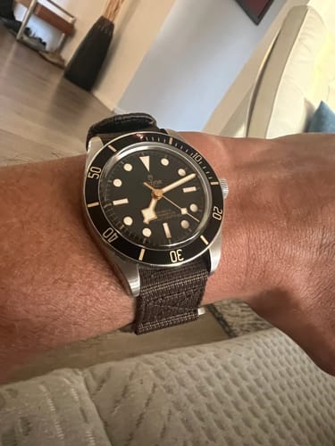 Customer photo review of Glomar Explorer - Hook And Loop Watch Strap