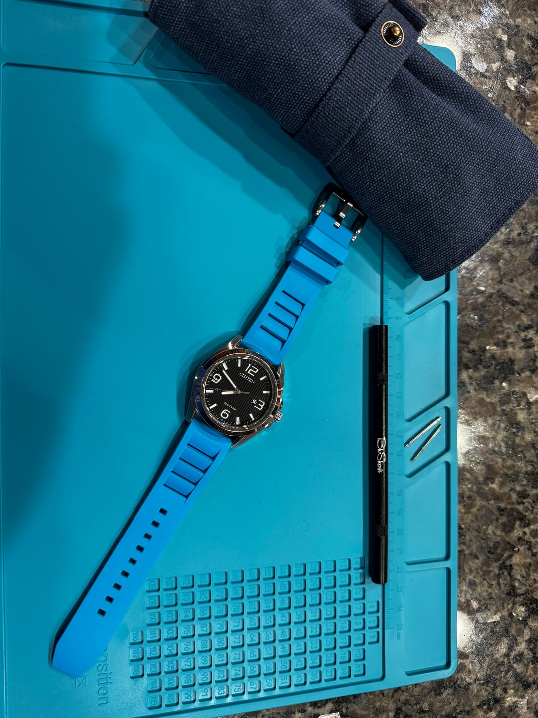 Customer photo review of Watch Repair Silicone Work Mat