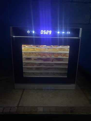 Customer photo review of THE BEAST™ – 8 Layer Stainless Steel Food & Fruit Dehydrator, by Denali®