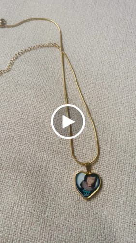 Customer video review of Forever Loved Heart Photo Memorial Necklace