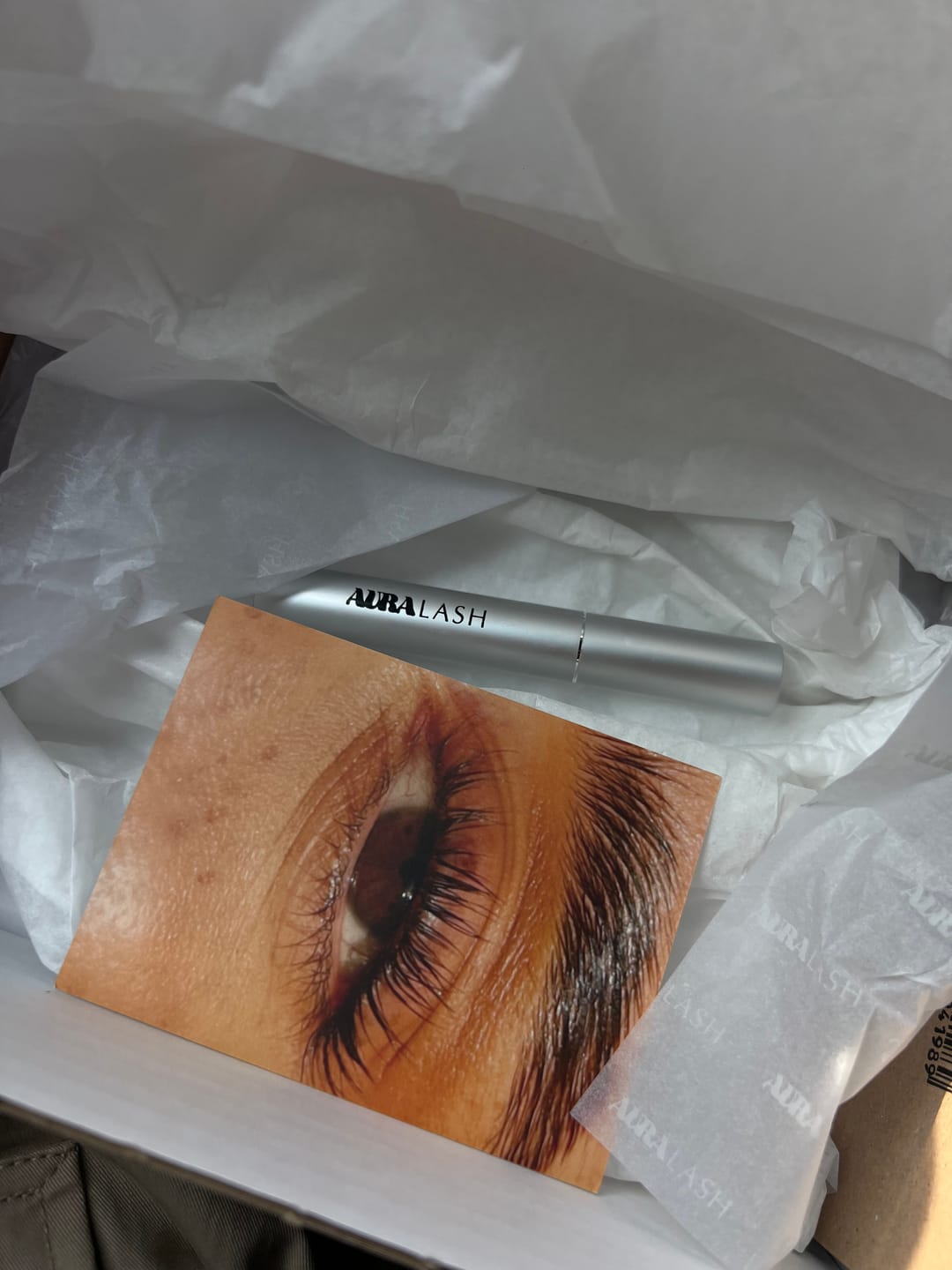 Customer photo review of SÉRUM AURA LASH