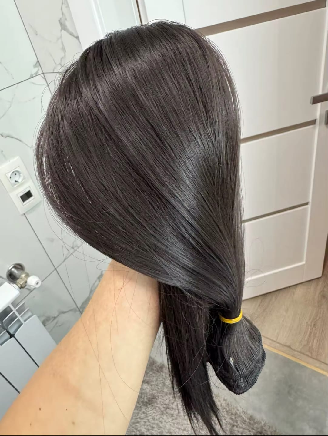 Customer photo review of EXTENSIONES 5 Clip CABELLO NATURAL ORGANICO 🌿 55 cm Largo