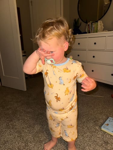 Customer photo review of Dreamy Bear Two-Piece Short Sleeve & Shorts Set