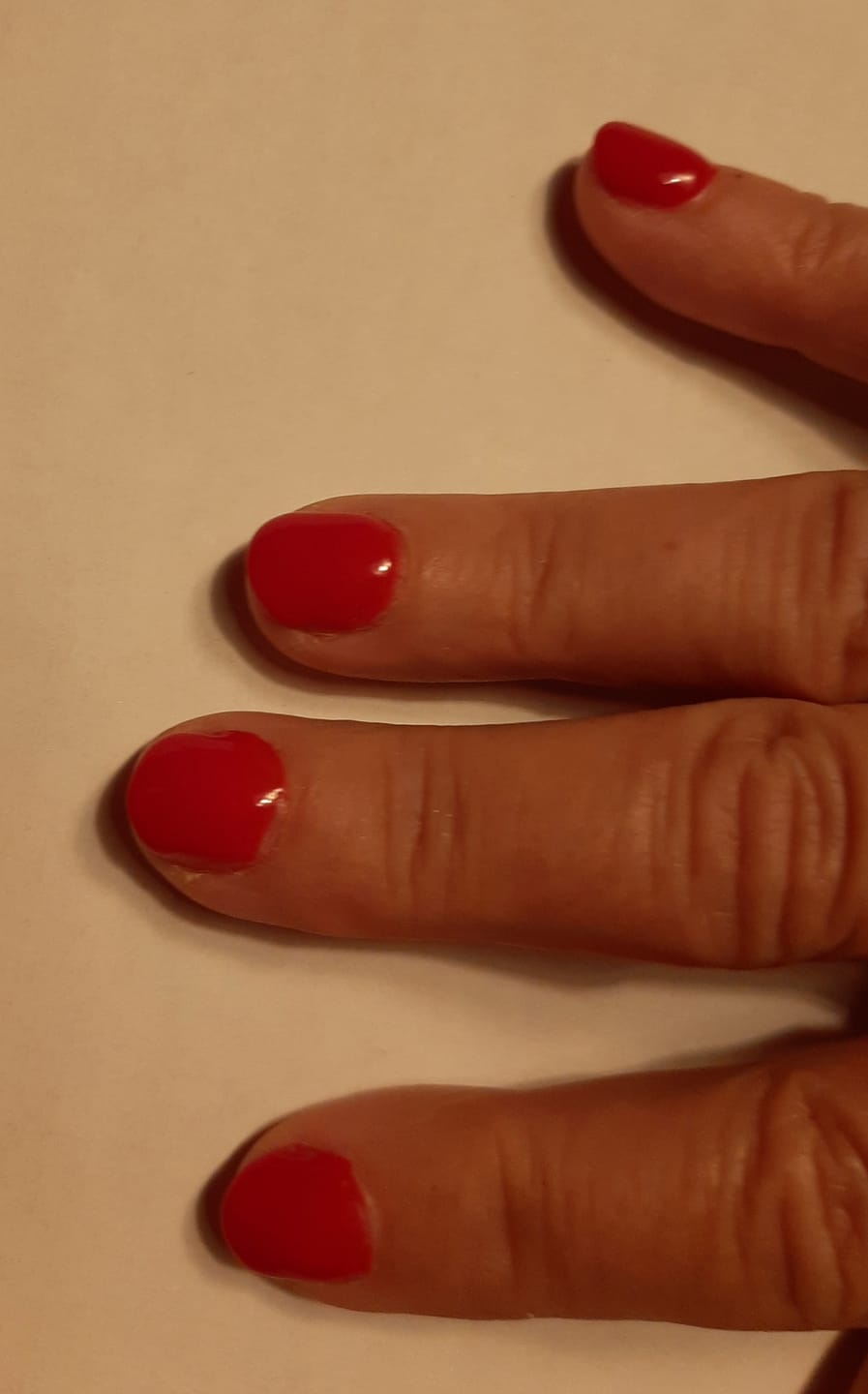 Customer photo review of Christmas Red Dipping Powder