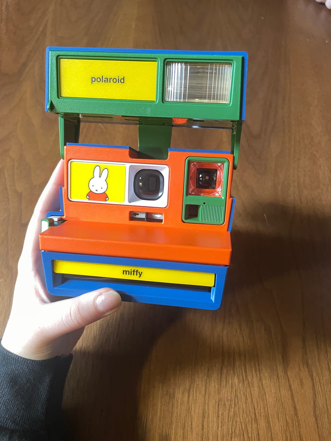 Customer photo review of Polaroid 600 Miffy Colorblock Instant Film Camera