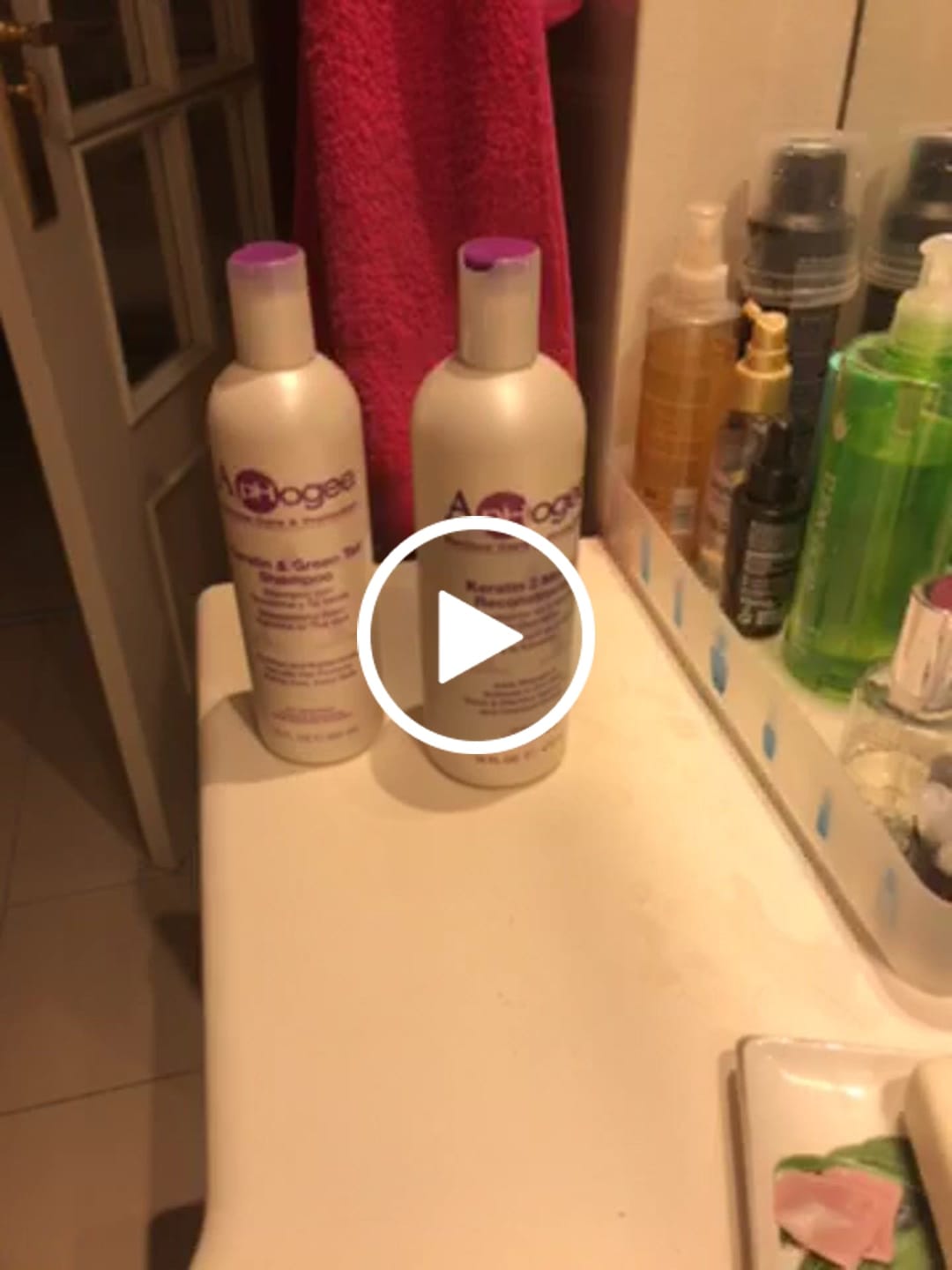 Customer video review of ApHogee Keratin 2 Minutes Re-Constructor