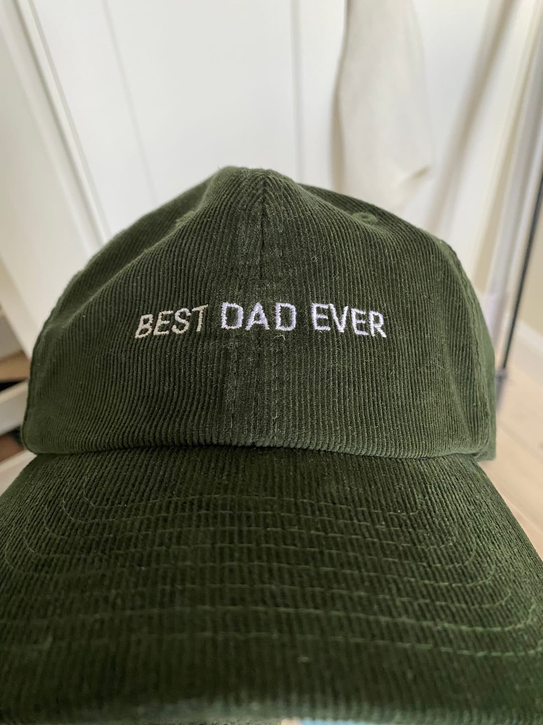 Customer photo review of Customize your own Corduroy hat