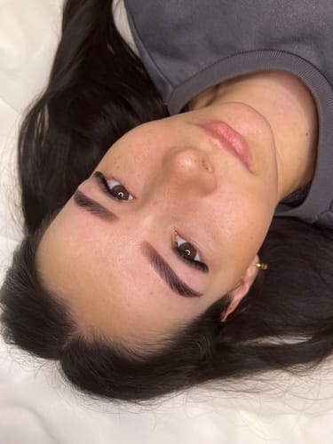 Customer photo review of Cysteamine Brow & Lash Lamination Kit - 1,2 & 3 Steps - 3x10 1ml Sachets