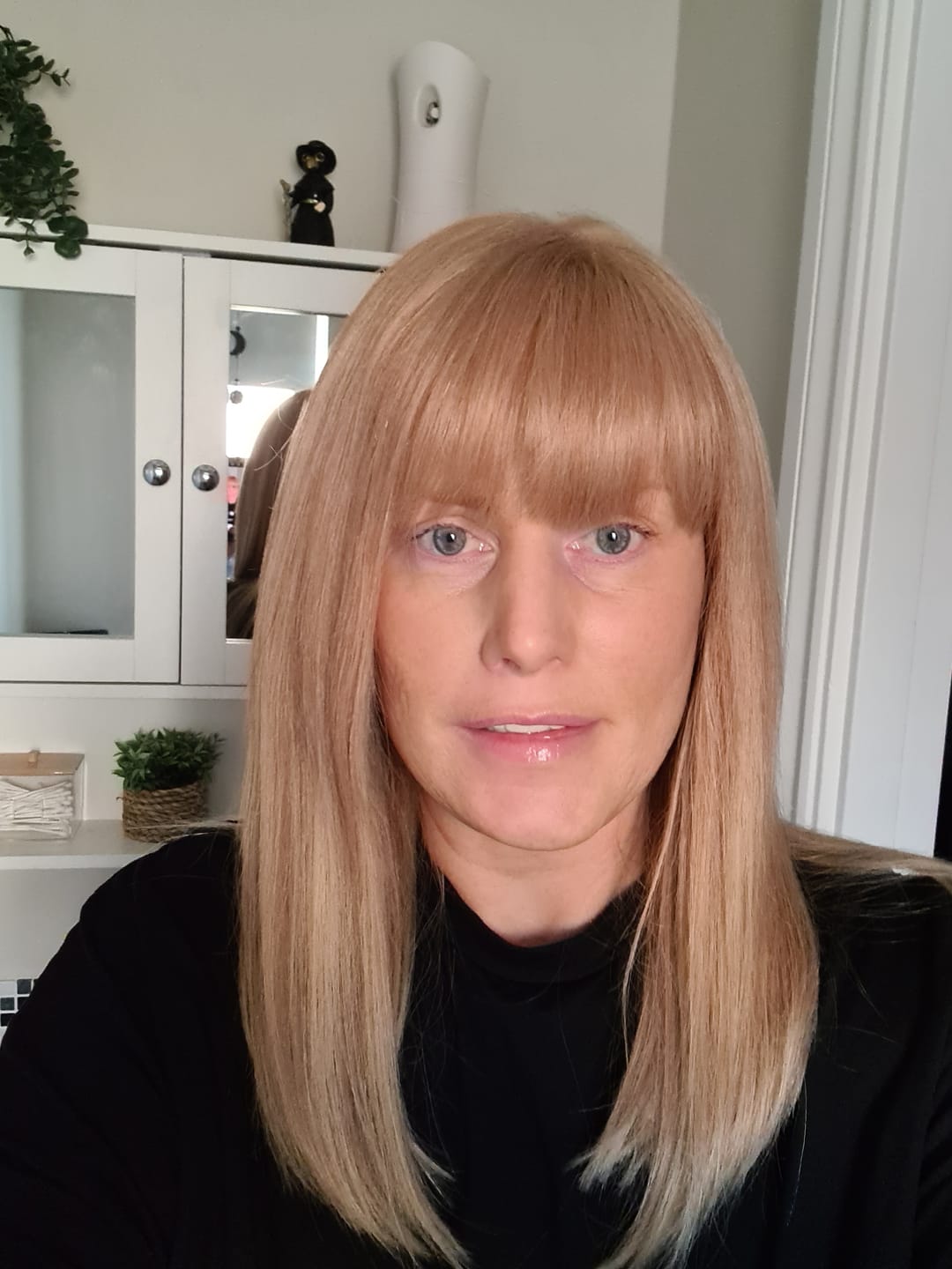 Customer photo review of Stranded 14" Seamless Five Piece Clip-in Human Hair Extension (95g) #10/16/22 Ballerina Musk