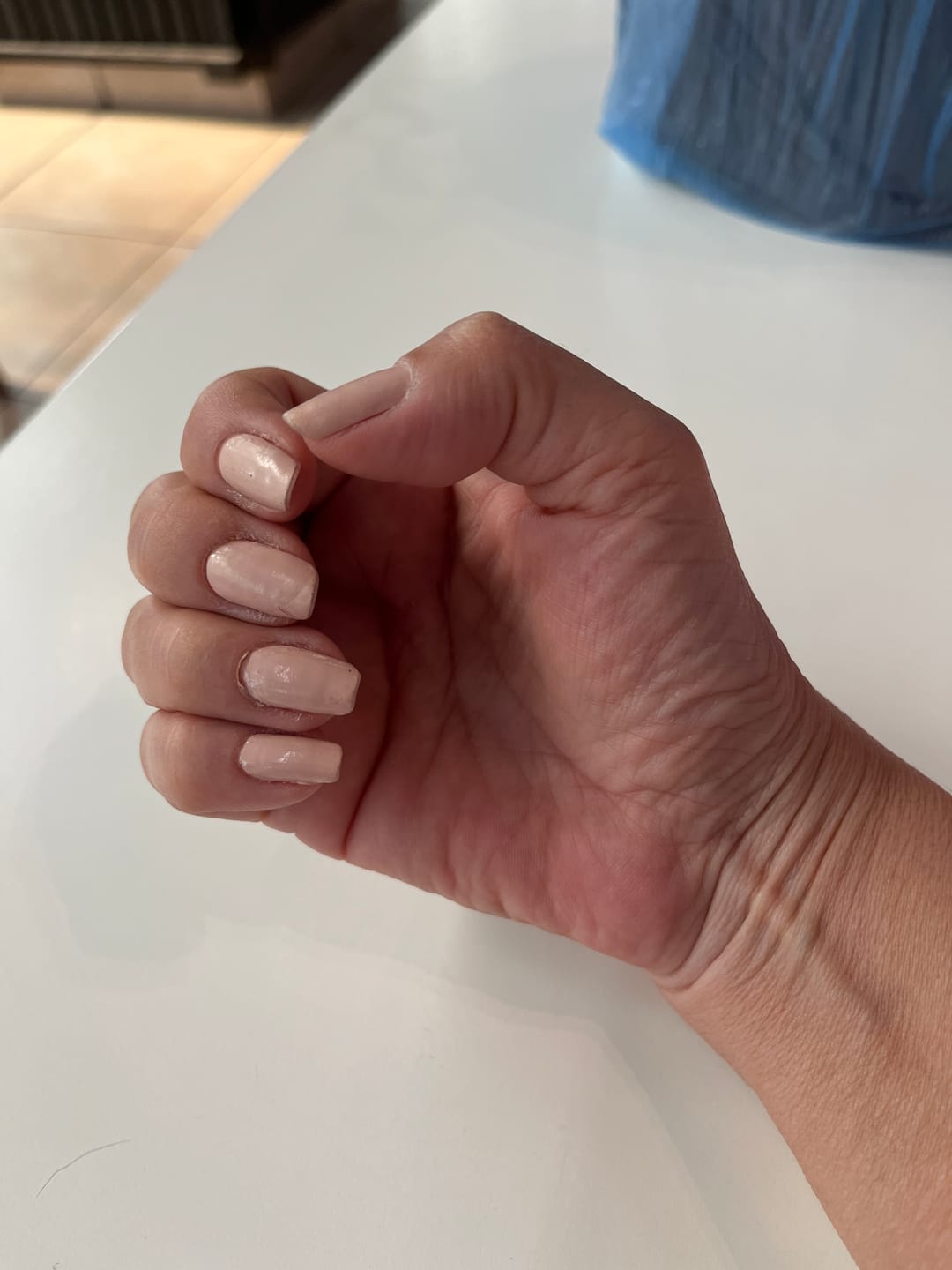 Customer photo review of Beige Latte | Stickers de Esmalte