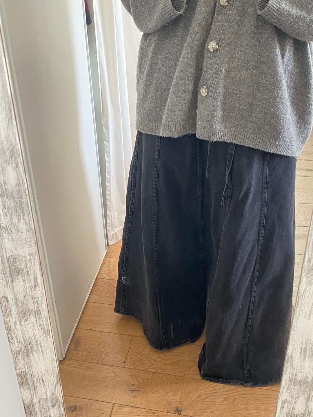 Customer photo review of Jupe en jean oversize « URBANISTA DENIM SKIRT » - DAILY DRESS