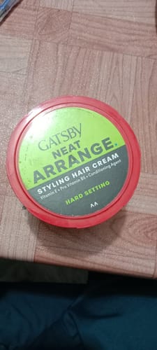 Customer photo review of Gatsby Anti Dandruff Treatment Hair Styling Cream 125g