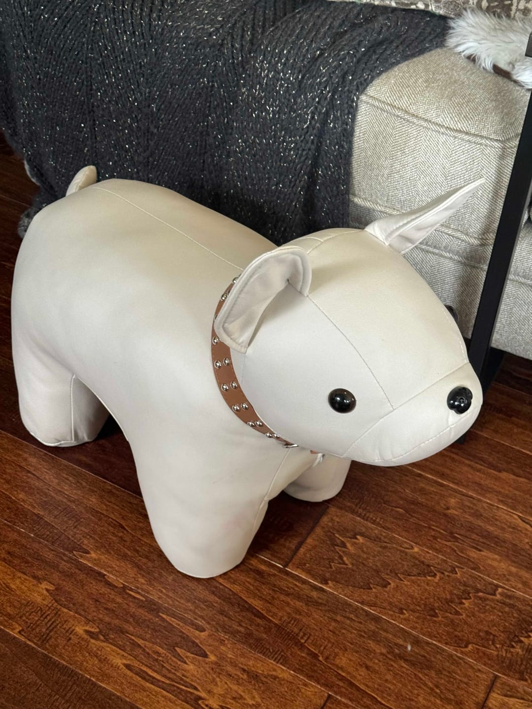 Customer photo review of Cozy Dog Accent Chair