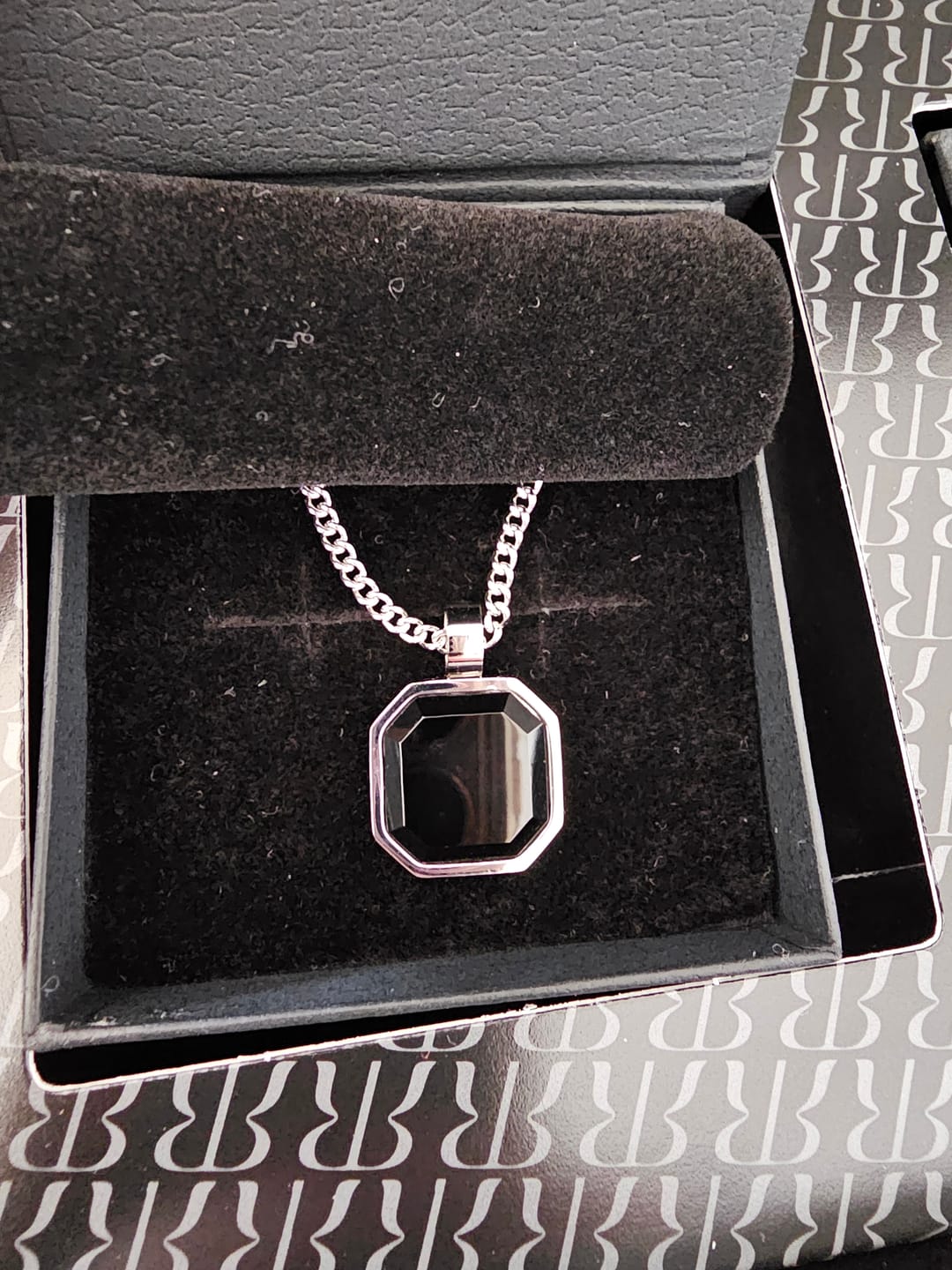 Customer photo review of Halskette - Onyx - Silber - Für Sie