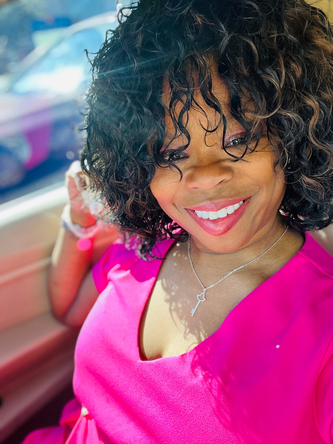 Customer photo review of AKA Ivy Leaf Key Necklace