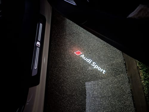 Customer photo review of AUDI DOOR LIGHTS
