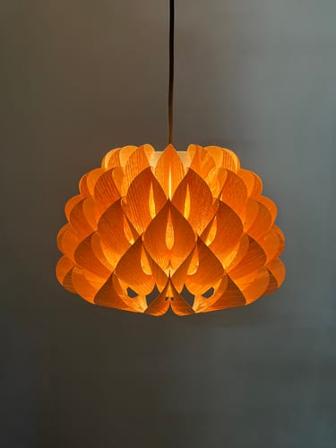 Customer photo review of Creative Art Single-Light Pine Cone Pendant