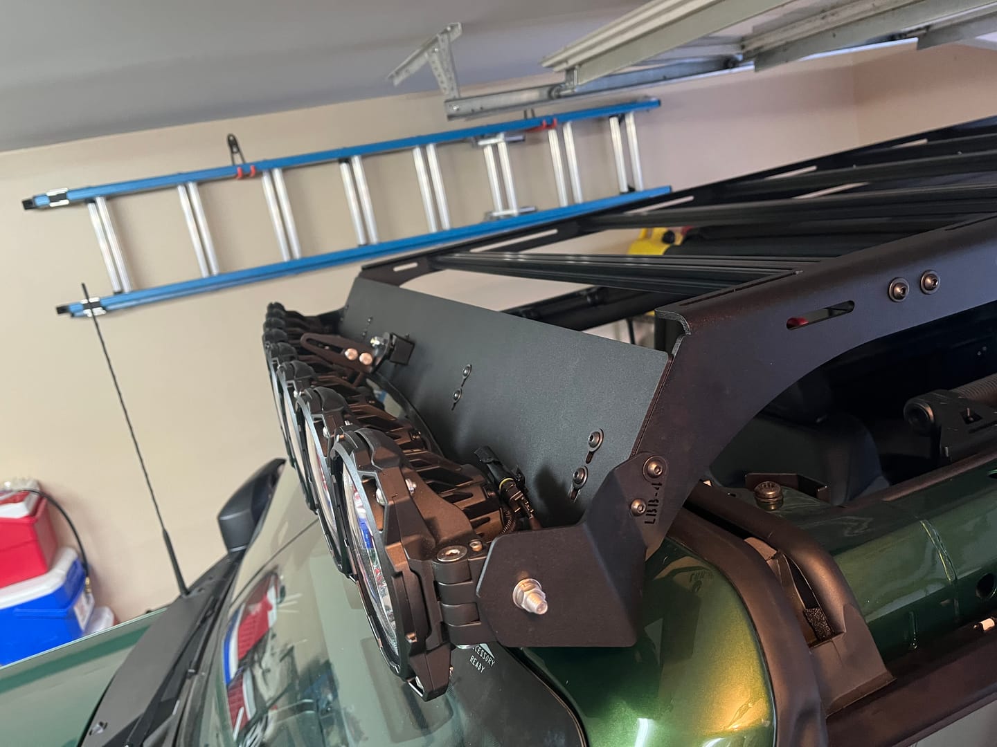 Customer photo review of KC light bar mount