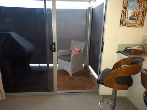 Customer photo review of Patio Screen Retractable Side Awning 2m X 4m