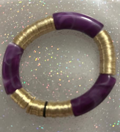 Customer photo review of Electric Purple Zo Bracelet