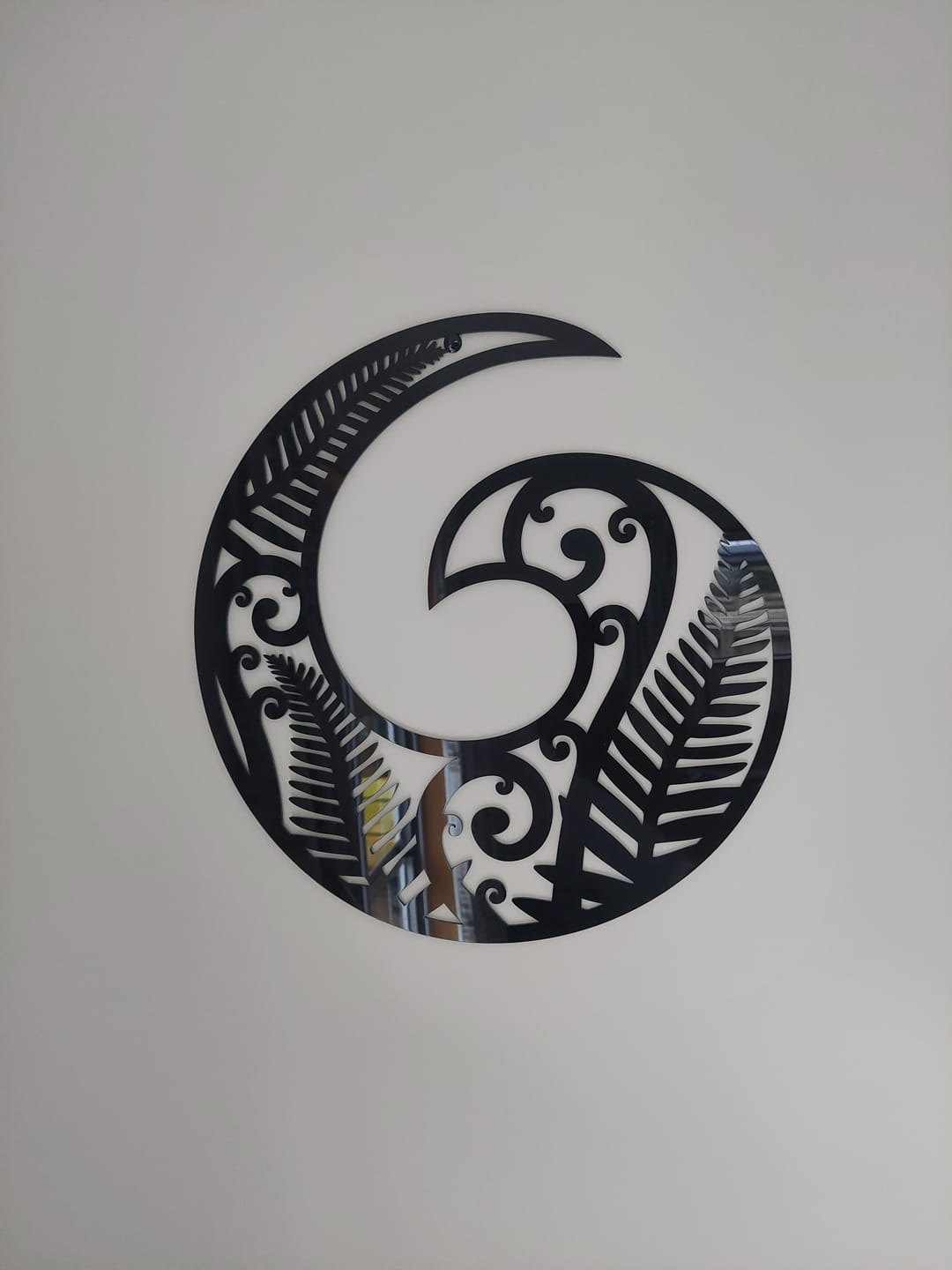 Customer photo review of NZ Koru Wall Art