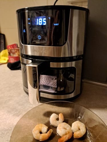 Customer photo review of Air Fryer Novio Grill & Fry