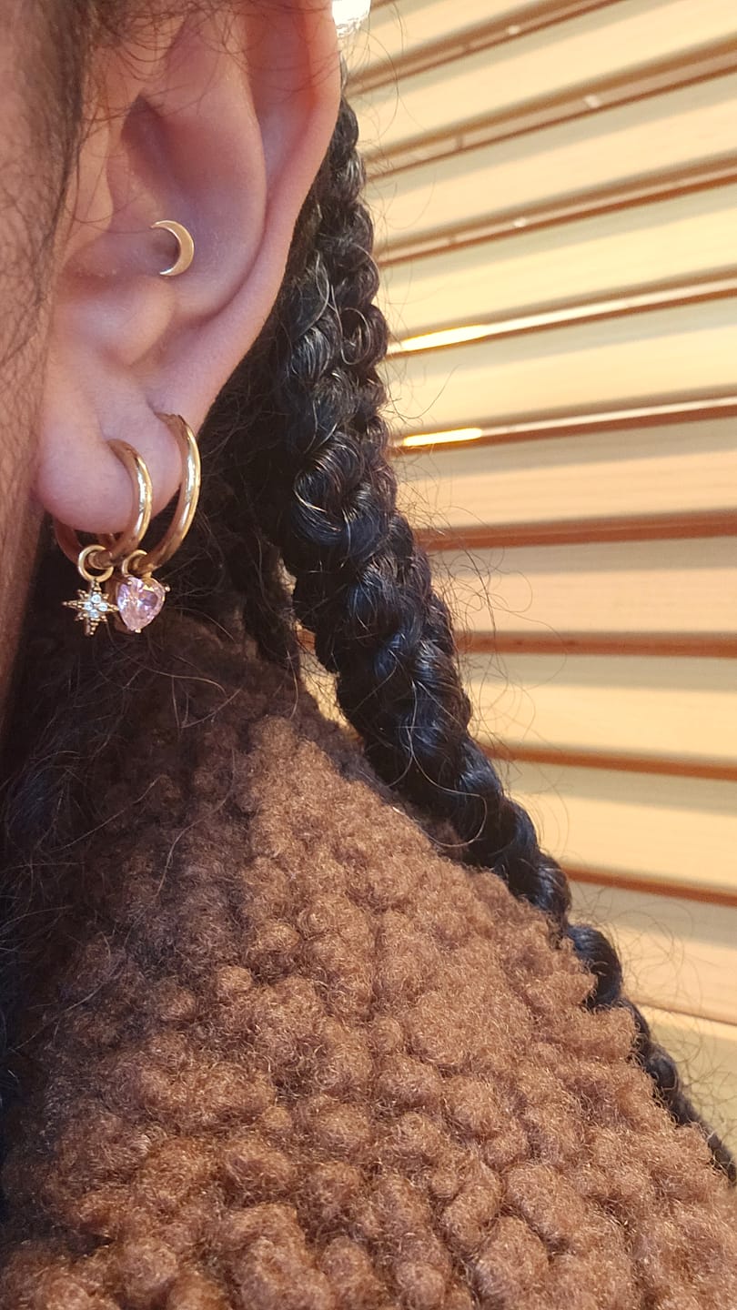 Customer photo review of Icy North Star Charm