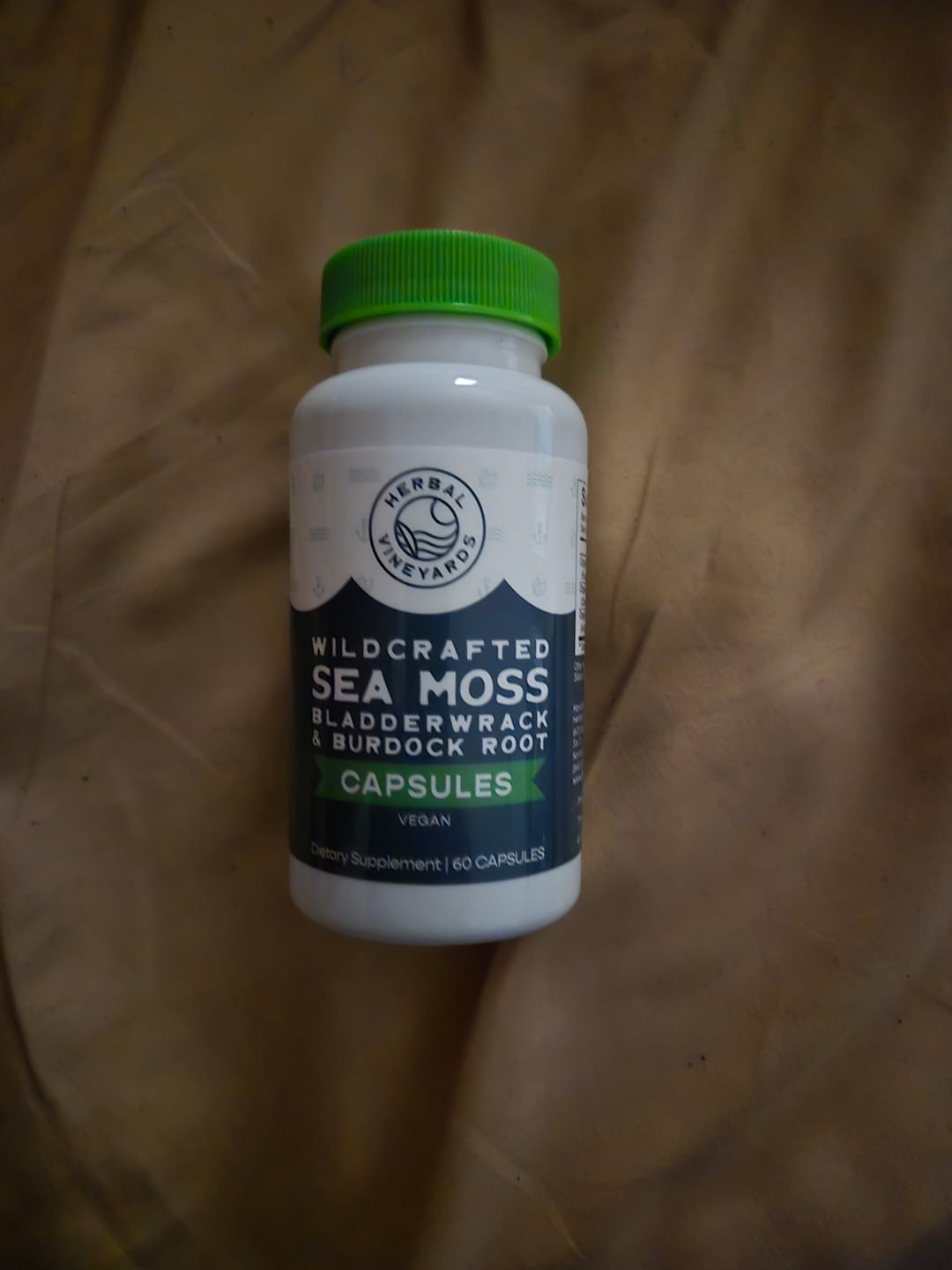 Customer photo review of ORGANIC SEA MOSS, BLADDERWRACK & BURDOCK ROOT VEGETABLE CAPSULES (1500 MG) - 60 Capsules