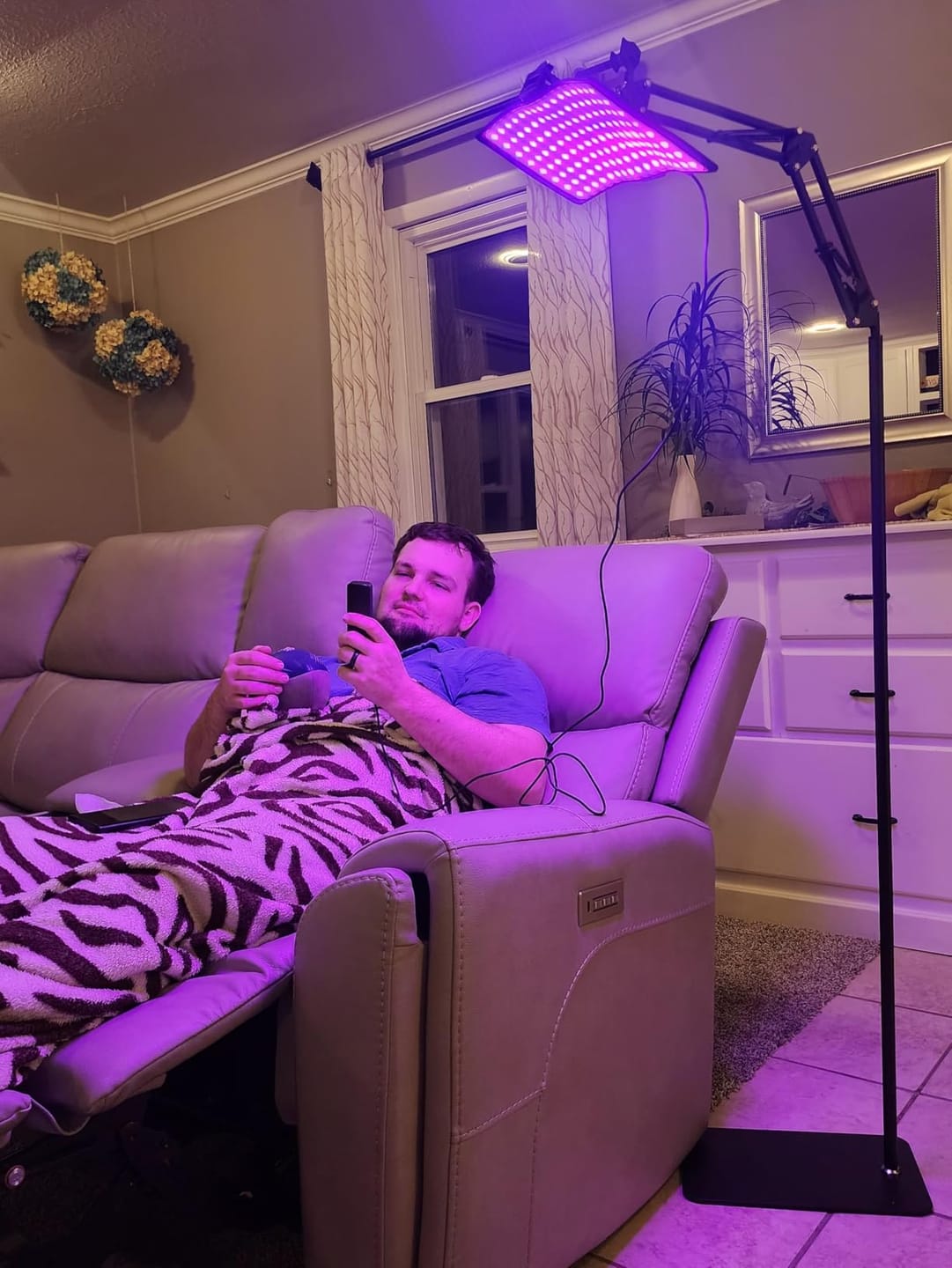 Customer photo review of Red Light Therapy Device