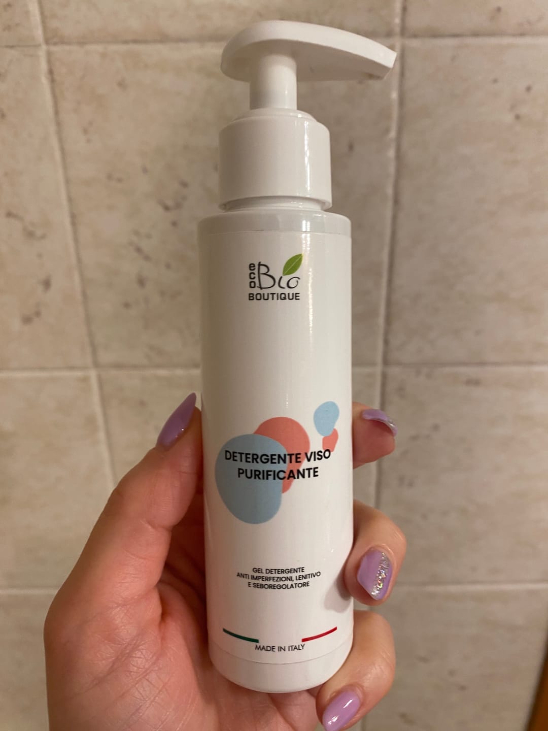 Customer photo review of Detergente Viso Purificante
