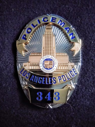 Customer photo review of Custom Badge Number Charges