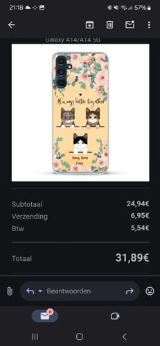 Customer photo review of Spionerende huisdieren - Gepersonaliseerd Telefoonhoesje