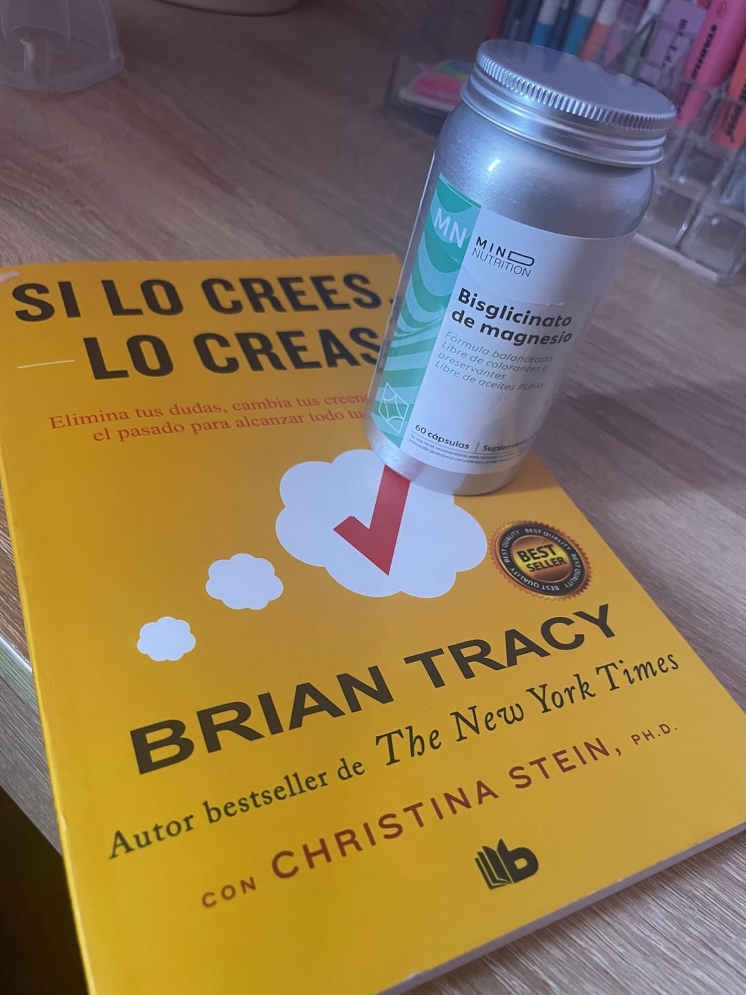 Customer photo review of Bisglicinato de Magnesio