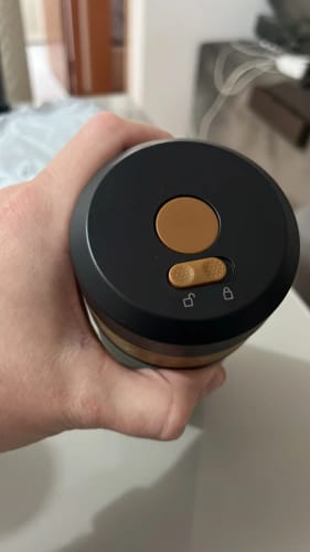 Customer photo review of Cafetière Portable à Pression Pratique en Acier inoxydable