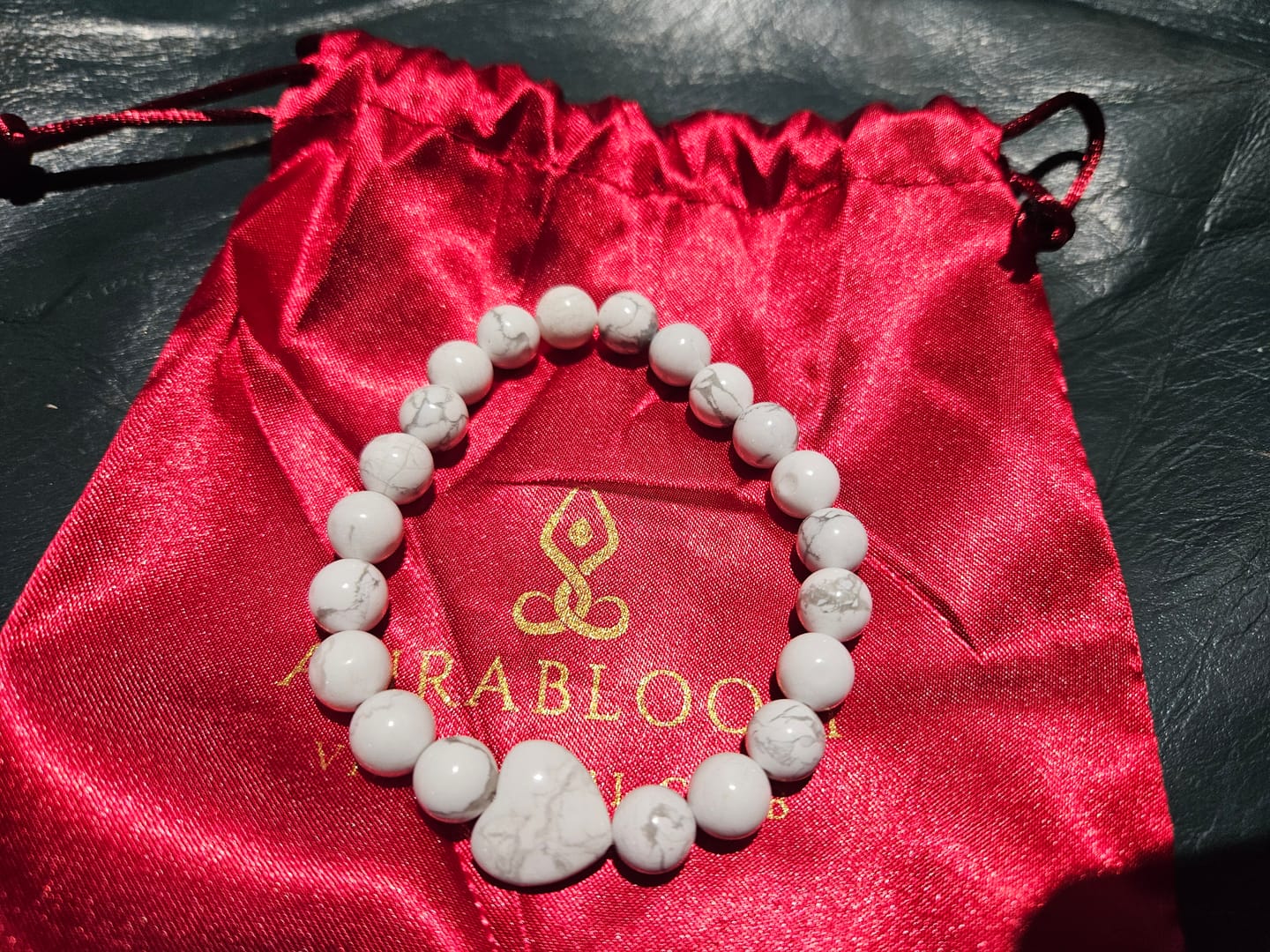 Customer photo review of White Howlite Bracelet