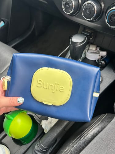 Customer photo review of Wipes Pouch Navy Blue