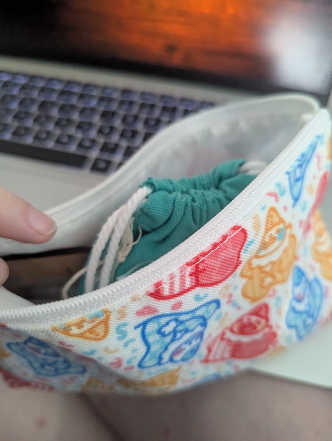 Customer photo review of Cute Lil Clowns Pencil Pouch