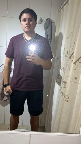 Reseña con foto de un cliente sobre Cadena Cuban Link 8mm